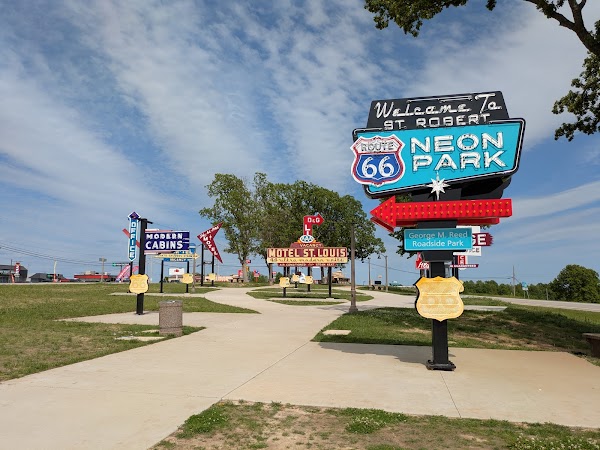 Route 66: Neon Sign Park, St. Robert, Missouri